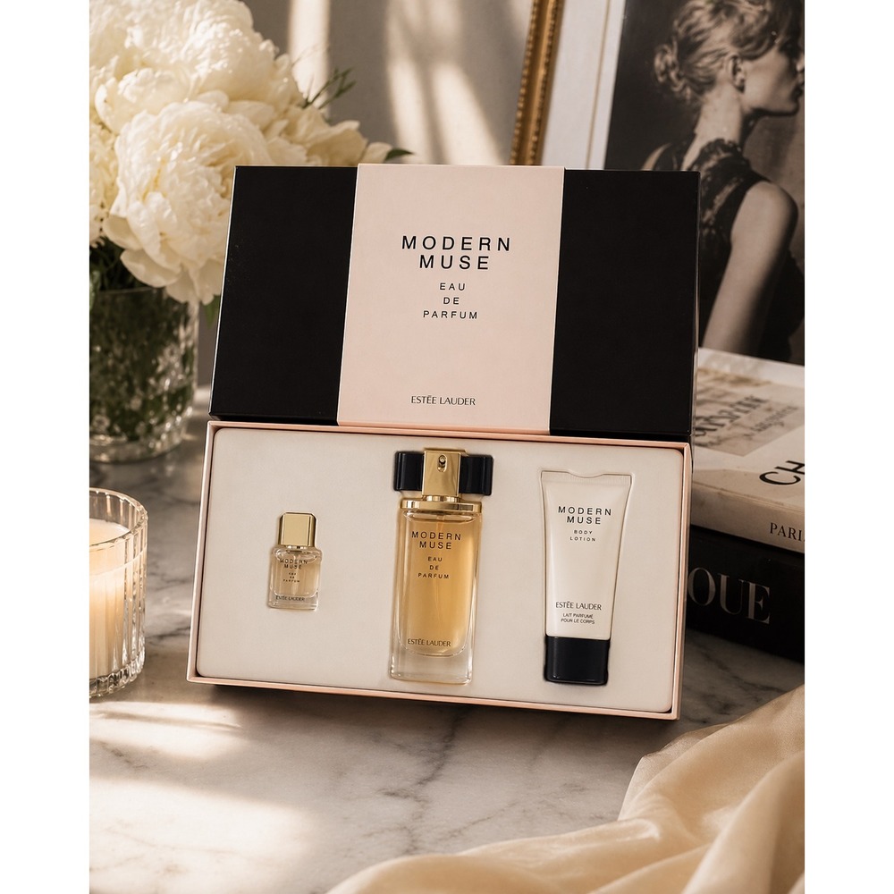 Estee Lauder Modern Muse 3pc Gift Set EDP 1.7oz Discontinued 2010s NEW Old Stock
